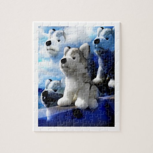 Puzzle Toy wolf art (Vertical)