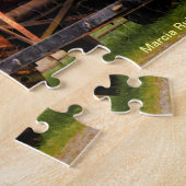 Puzzle Tracteur amish de vapeur (Côté)