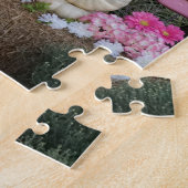 Puzzle Tracteur rose (Côté)