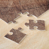 Puzzle Tracteur rouge antique (Côté)