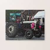 Puzzle tracteur vintage Gray massey fergison (Horizontal)