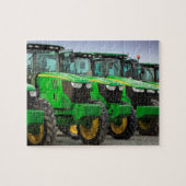 Puzzle Tracteurs verts (Horizontal)