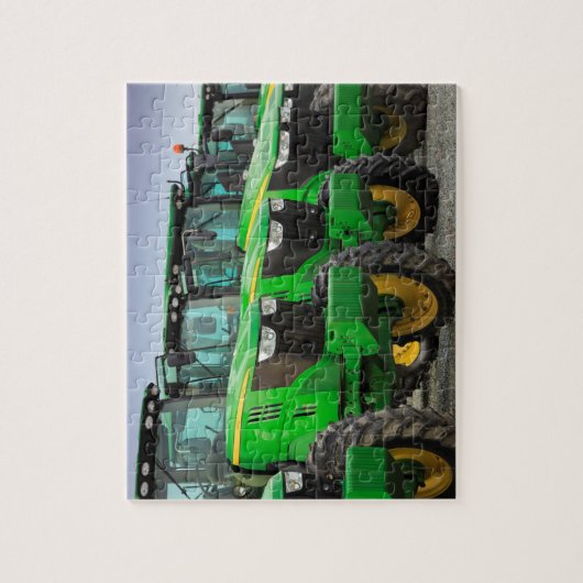 Puzzle Tracteurs verts (Vertical)