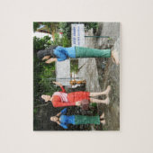 Puzzle Traction des visages derrière votre dos (Vertical)