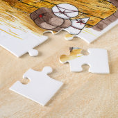 Puzzle Traditional Swedish Tomten Christmas Watercolor  (Côté)