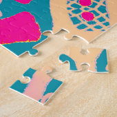 Puzzle Traditionnel, patchwork péruvien, motif de tuiles (Côté)