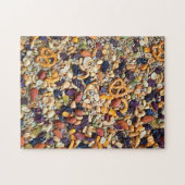 Puzzle Trail Mix Nuts Raisins Pretzels Niveau avancé (Horizontal)