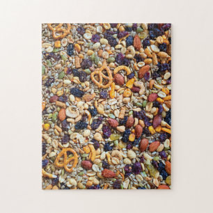 Puzzle Trail Mix Nuts Raisins Pretzels Niveau avancé