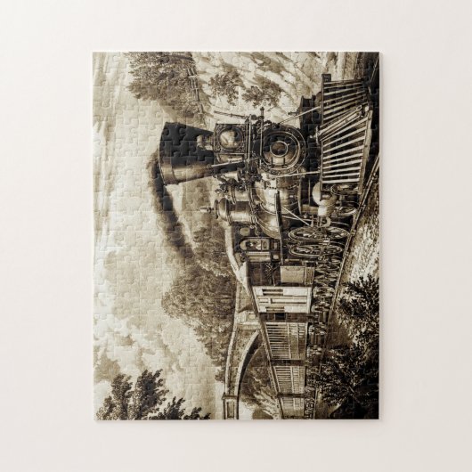 Puzzle Train 32 (Vertical)