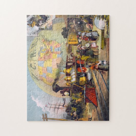 Puzzle Train 33 (Vertical)