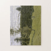 Puzzle Train à la campagne Monet Art (Vertical)