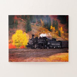 Puzzle Train à vapeur à Silverton USA