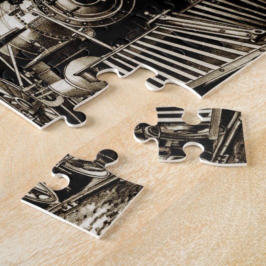 Puzzle Train à vapeur Engin (Côté)