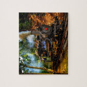 Puzzle Train à vapeur Locomotive Railroad Railway (Vertical)