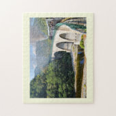 Puzzle Train à vapeur sur pont (Vertical)