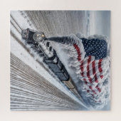 Puzzle Train américain de la liberté (Horizontal)