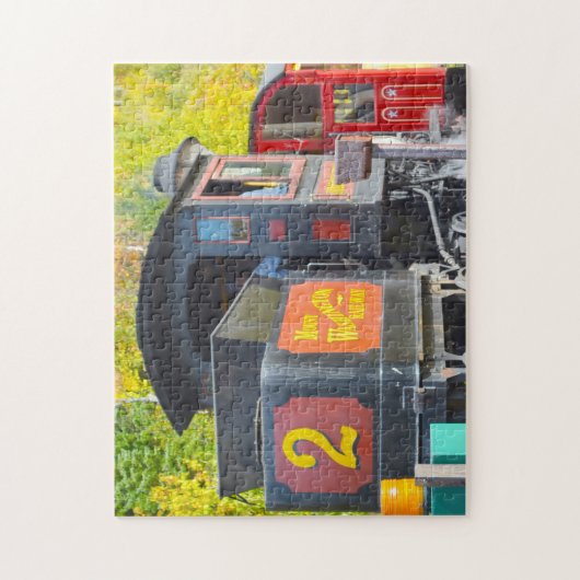 Puzzle Train Cog Washington Mountain New Hampshire (Vertical)