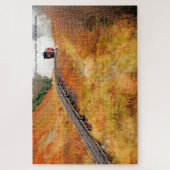 Puzzle Train Cog Washington Mountain New Hampshire Jigsaw (Vertical)
