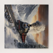 Puzzle Train dans les monts Snowy (Horizontal)