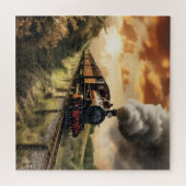 Puzzle Train de la vieille école (Horizontal)