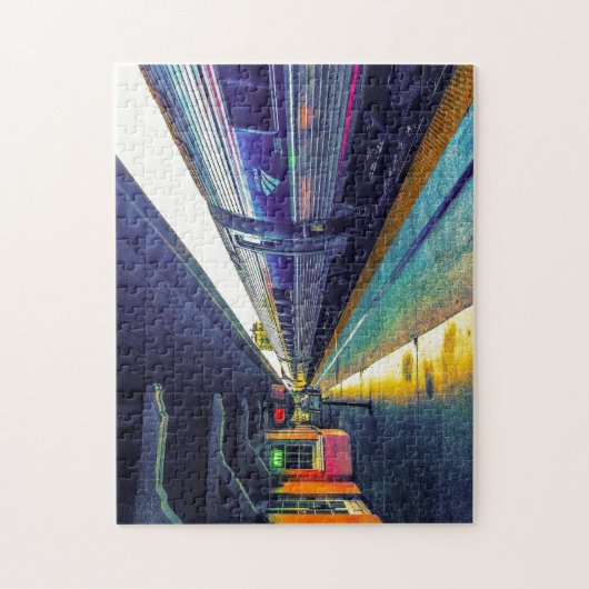 Puzzle Train de l'après-midi (Vertical)