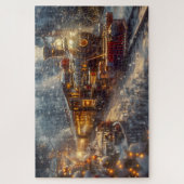 Puzzle Train de Noël (Vertical)