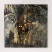 Puzzle Train de Noël (Horizontal)