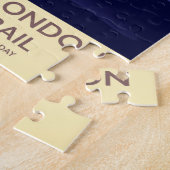 Puzzle Train De Nuit Pour Londres. (Côté)
