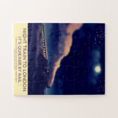 Puzzle Train De Nuit Pour Londres. (Horizontal)