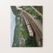 Puzzle Train de voyageurs à St Goar (Vertical)