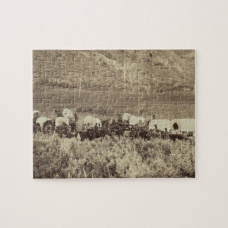 Puzzle Train Emigrant dans le canyon Echo Photo