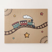 Puzzle Train en bois (Horizontal)