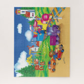 Puzzle train et voiture (Vertical)