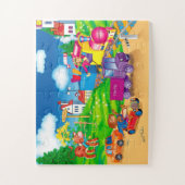 Puzzle train et voiture (Vertical)