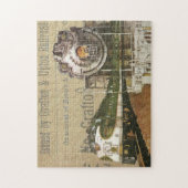 Puzzle Train Locomotive vintage - Moteur à vapeur (Vertical)