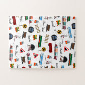 Puzzle Train Motif Petit Garçon Prénom Choo Choo Enfants (Horizontal)
