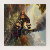 Puzzle Train sur Campagne (Horizontal)