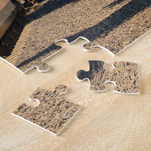 PUZZLE TRAIN SUR UN CHEVALET (Côté)