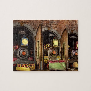 Puzzle Train - technologie de capture de vaches 1869