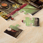 Puzzle Train - technologie de capture de vaches 1869 (Côté)