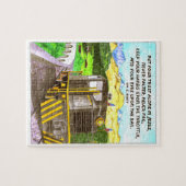 Puzzle Train vers le ciel (Horizontal)