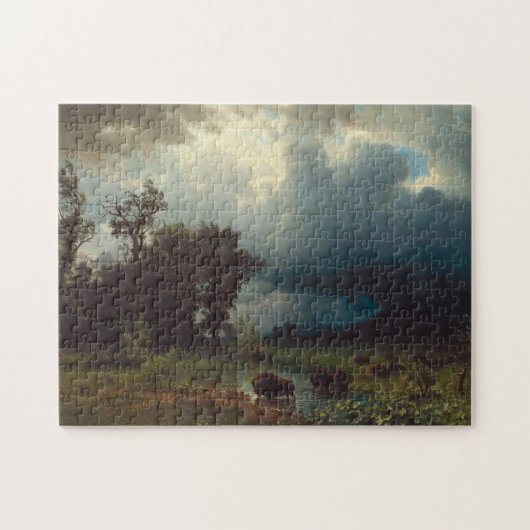 Puzzle Traînée de Buffalo : La tempête imminente (Horizontal)