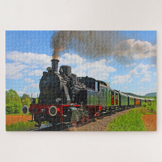 Puzzle Trains de Locomotive Allemands. (Horizontal)