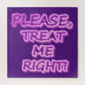 Puzzle "Traitez-Moi Bien ! !" Un Design Sympa. Commandez  (Vertical)