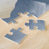 Puzzle Traits de pinceau abstraits dans des tons neutres (Côté)