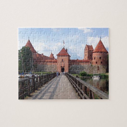 Puzzle Trakai Island Castle - Lithuania --- (Horizontal)