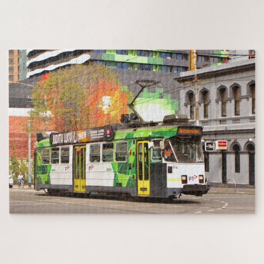 Puzzle tramway de Melbourne, rue Swanston (Horizontal)