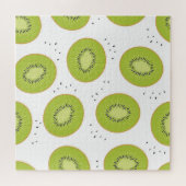 Puzzle Tranches de fruits Kiwi, illustration transparente (Horizontal)