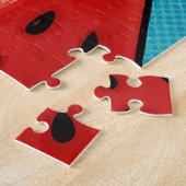 Puzzle Tranches de pastèque vibrantes Pop Art (Côté)
