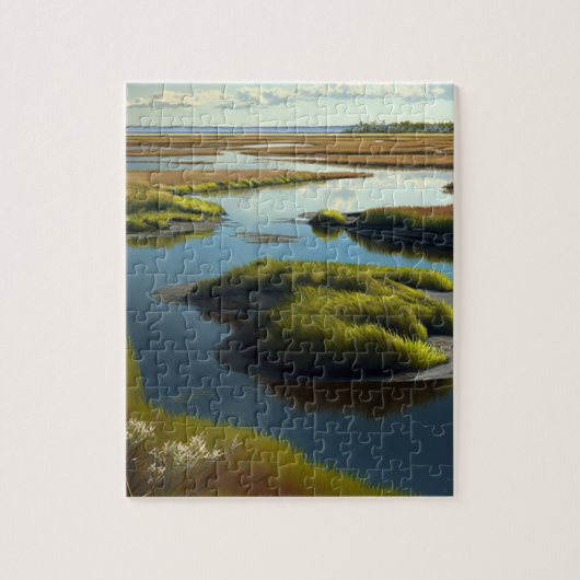 Puzzle Tranquillité Côtière (Vertical)